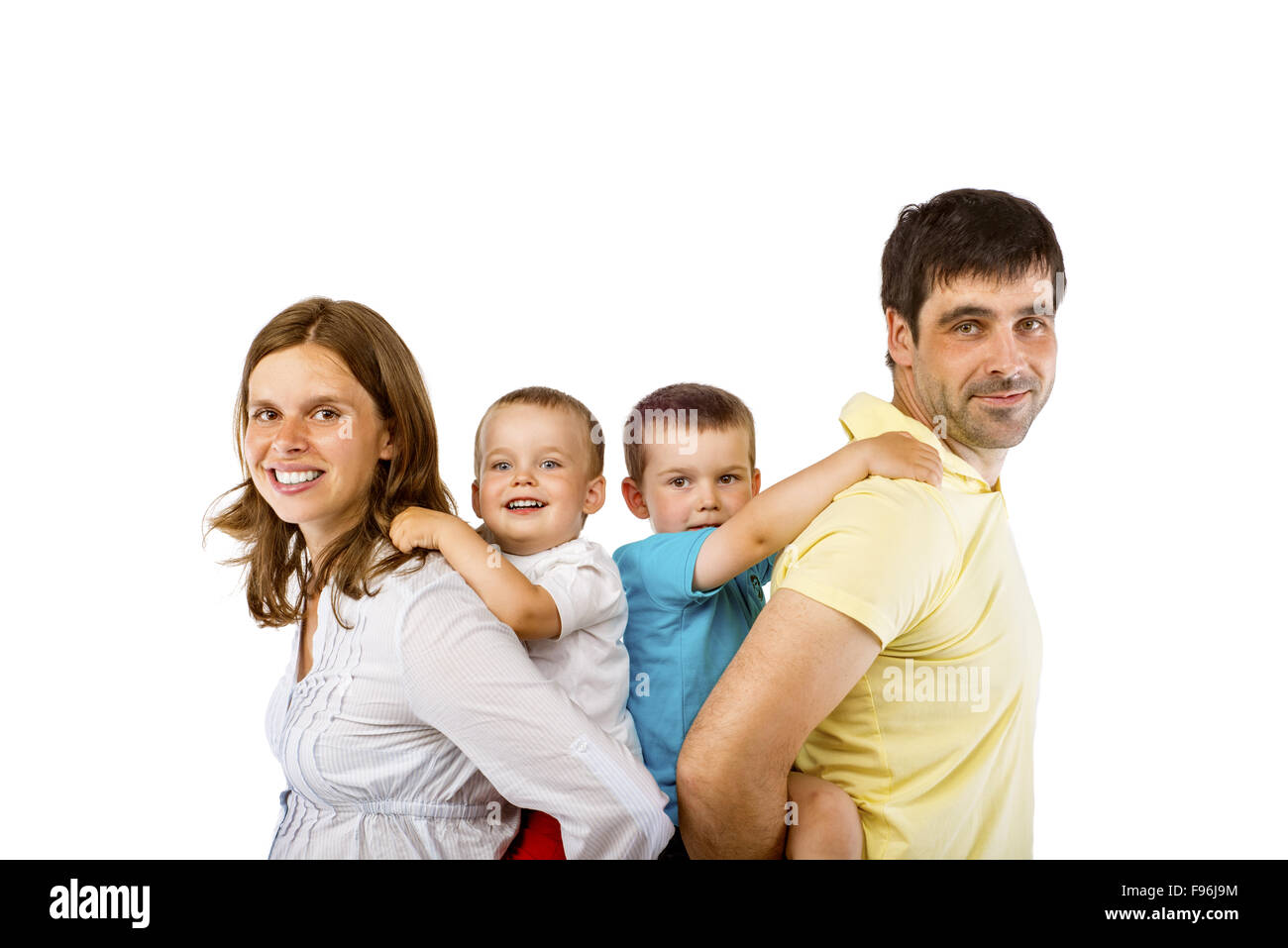 Two children family hi-res stock photography and images - Alamy