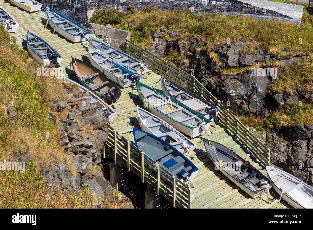 Dories, Pouch Cove, Newfoundland, Canada Stock Photo Alamy