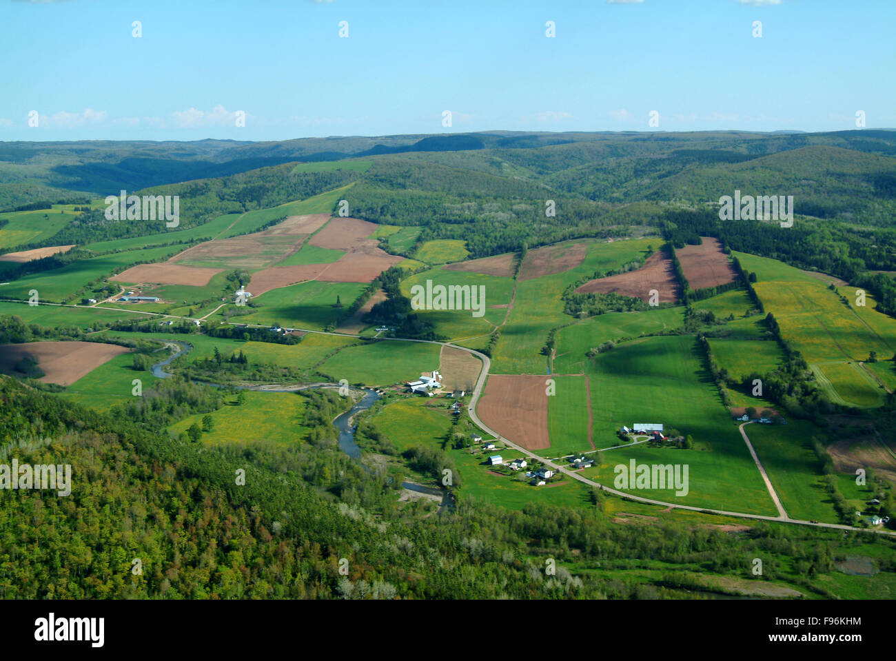 farmland, Sussex, New Brunswick, Canada Stock Photo Alamy