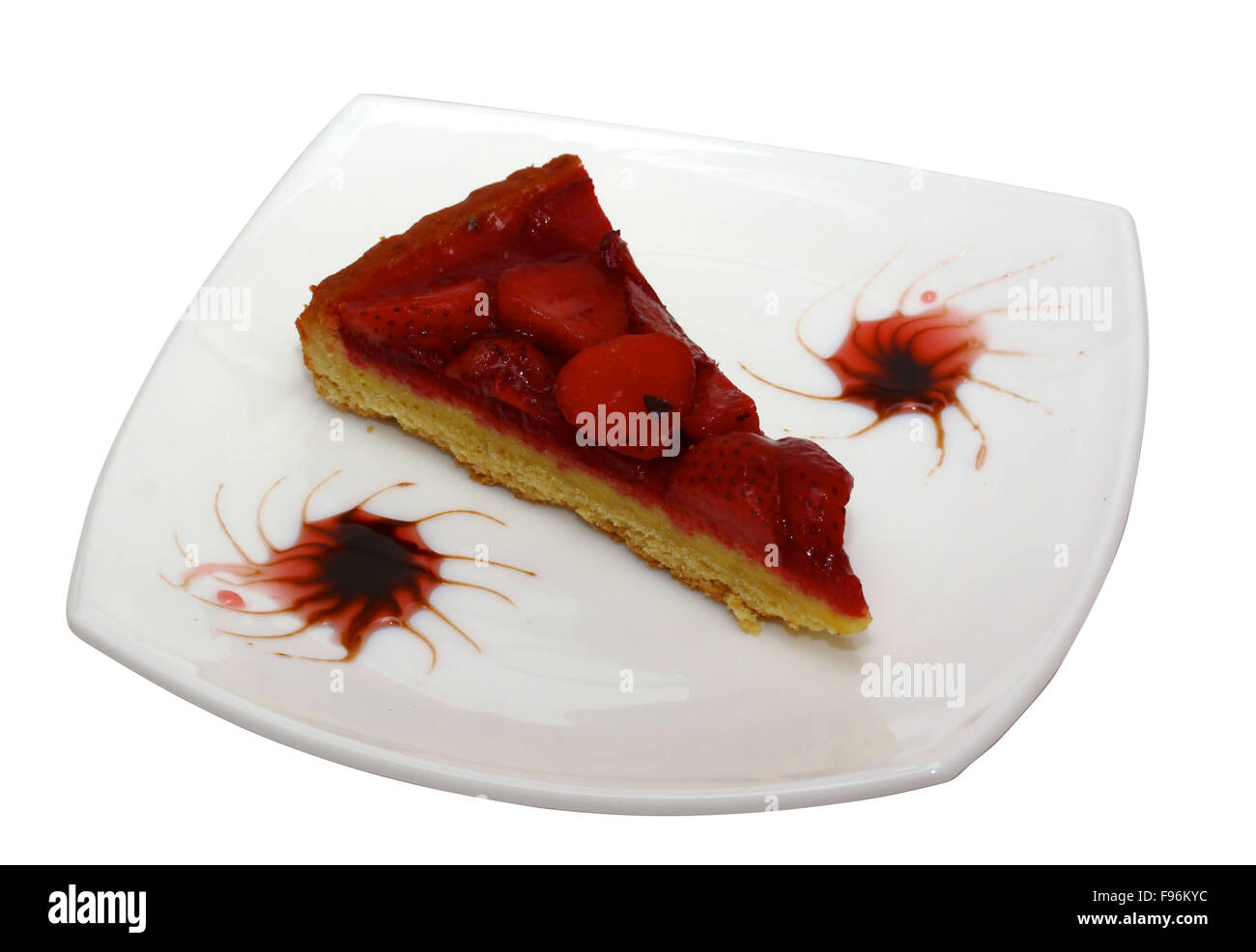 cake with strawberries Stock Photo - Alamy