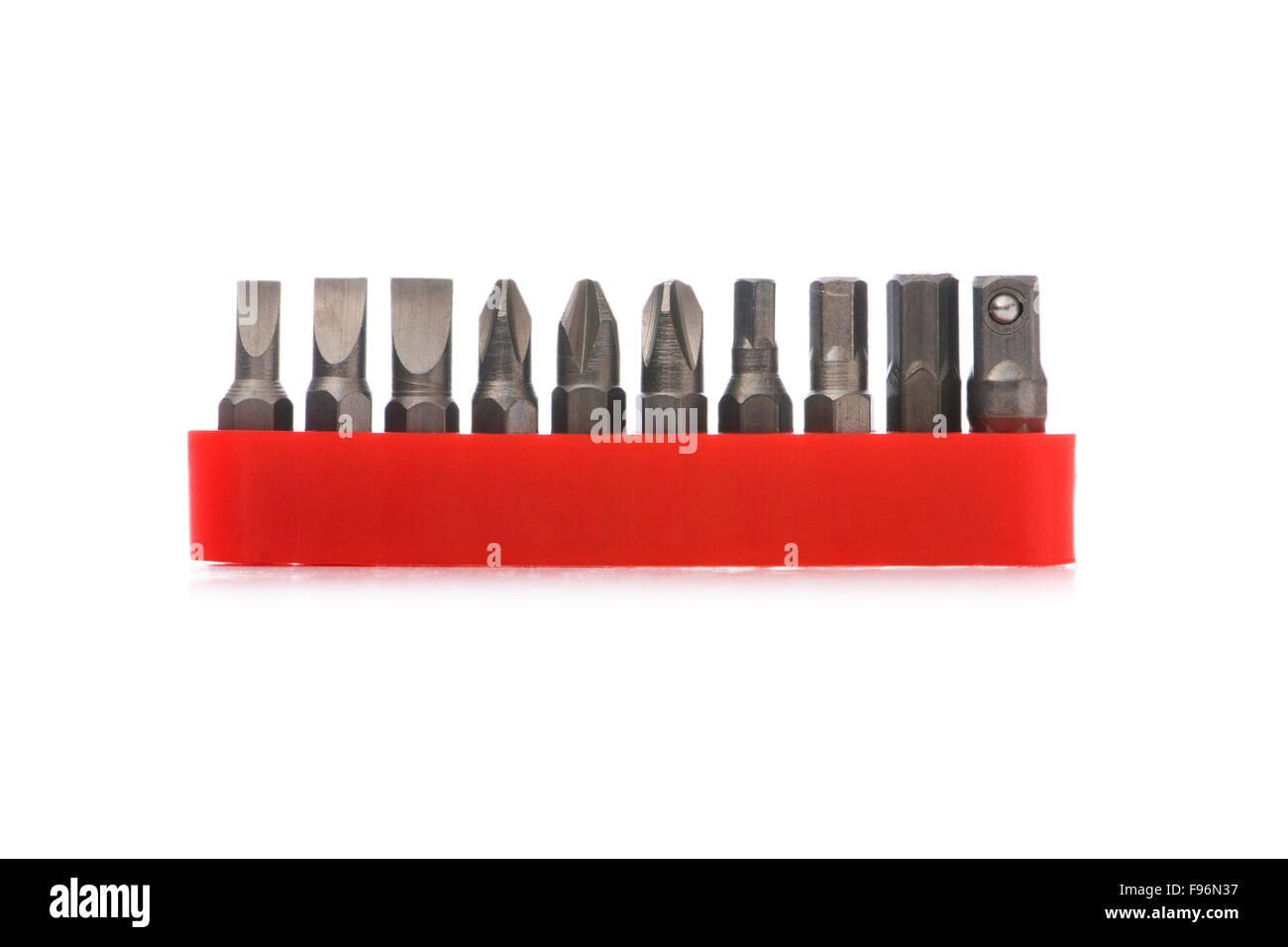 Different screwdriver heads isolated on white Stock Photo Alamy