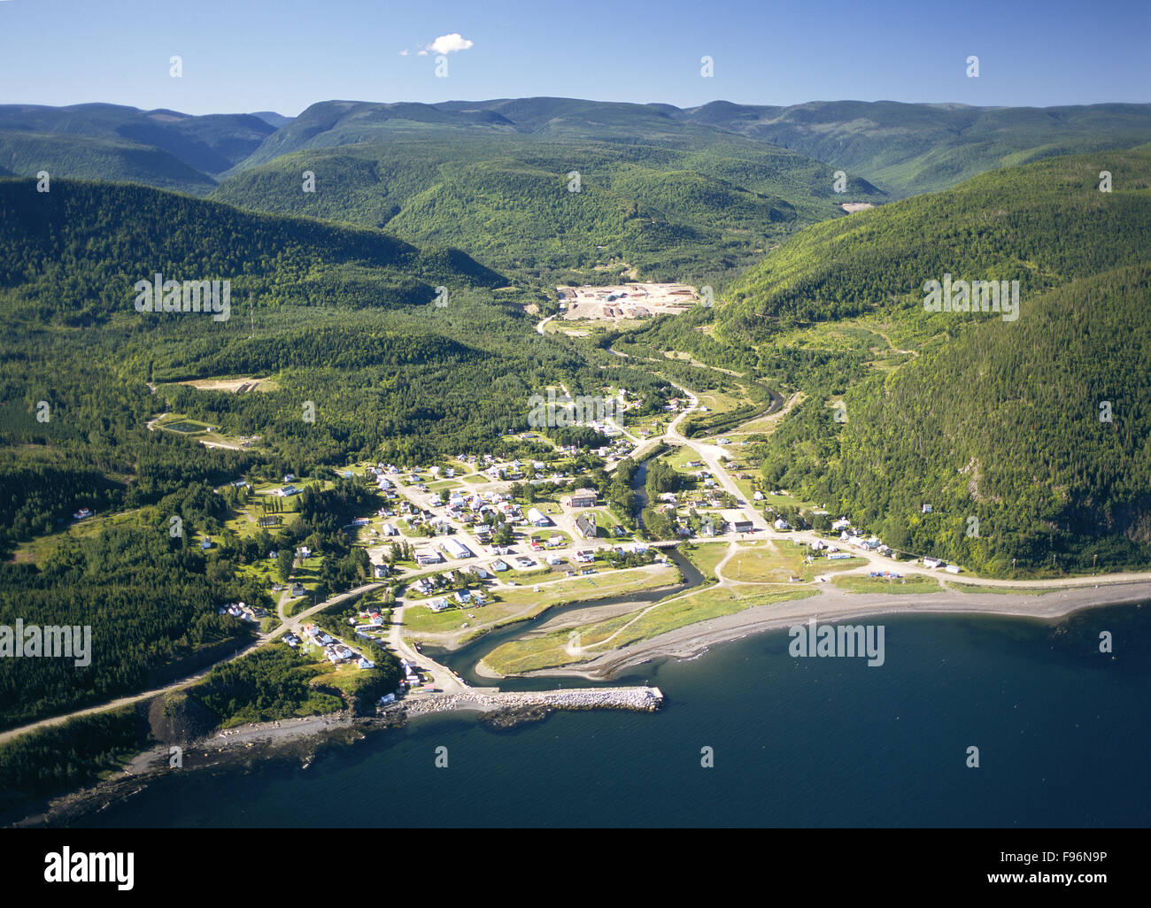 Marsoui, Quebec, Canada Stock Photo Alamy