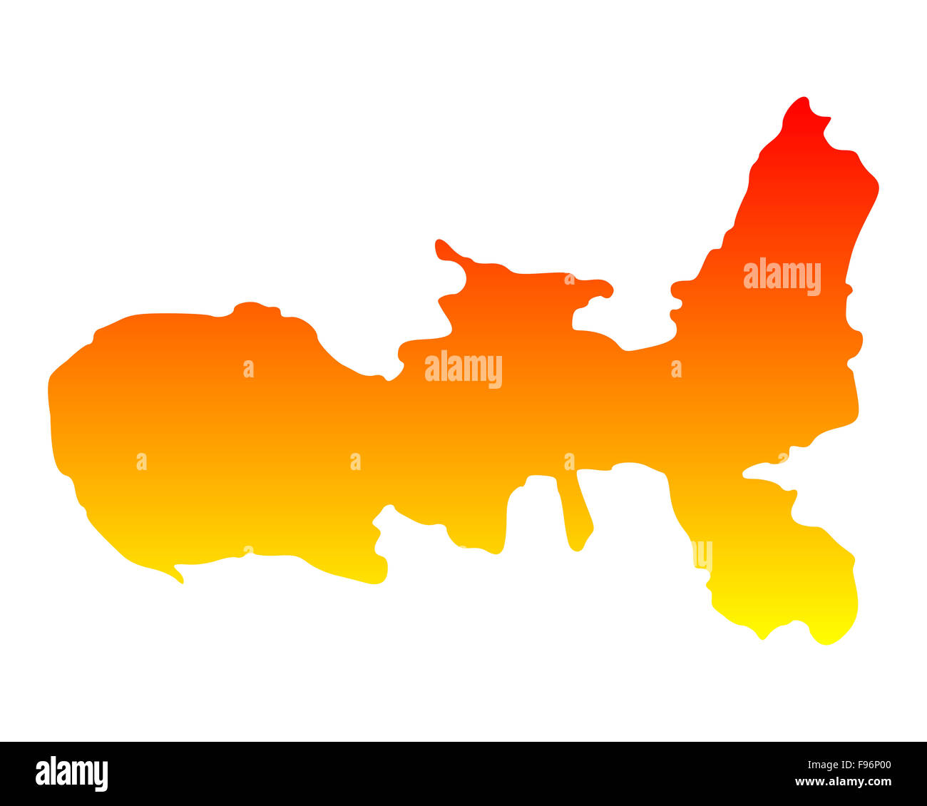 Map of Elba Stock Photo Alamy