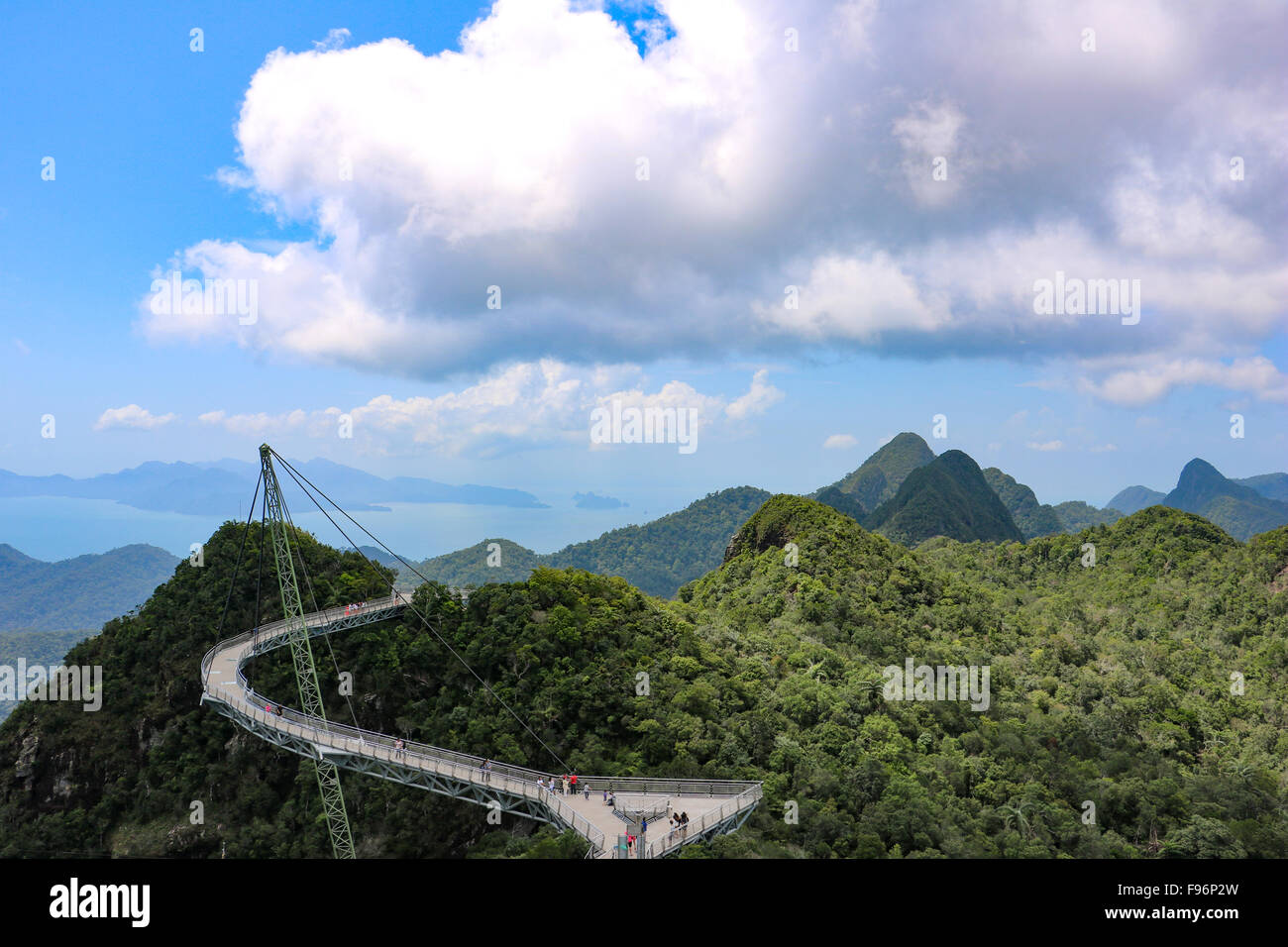 Langkawi cable car malaysia hi-res stock photography and