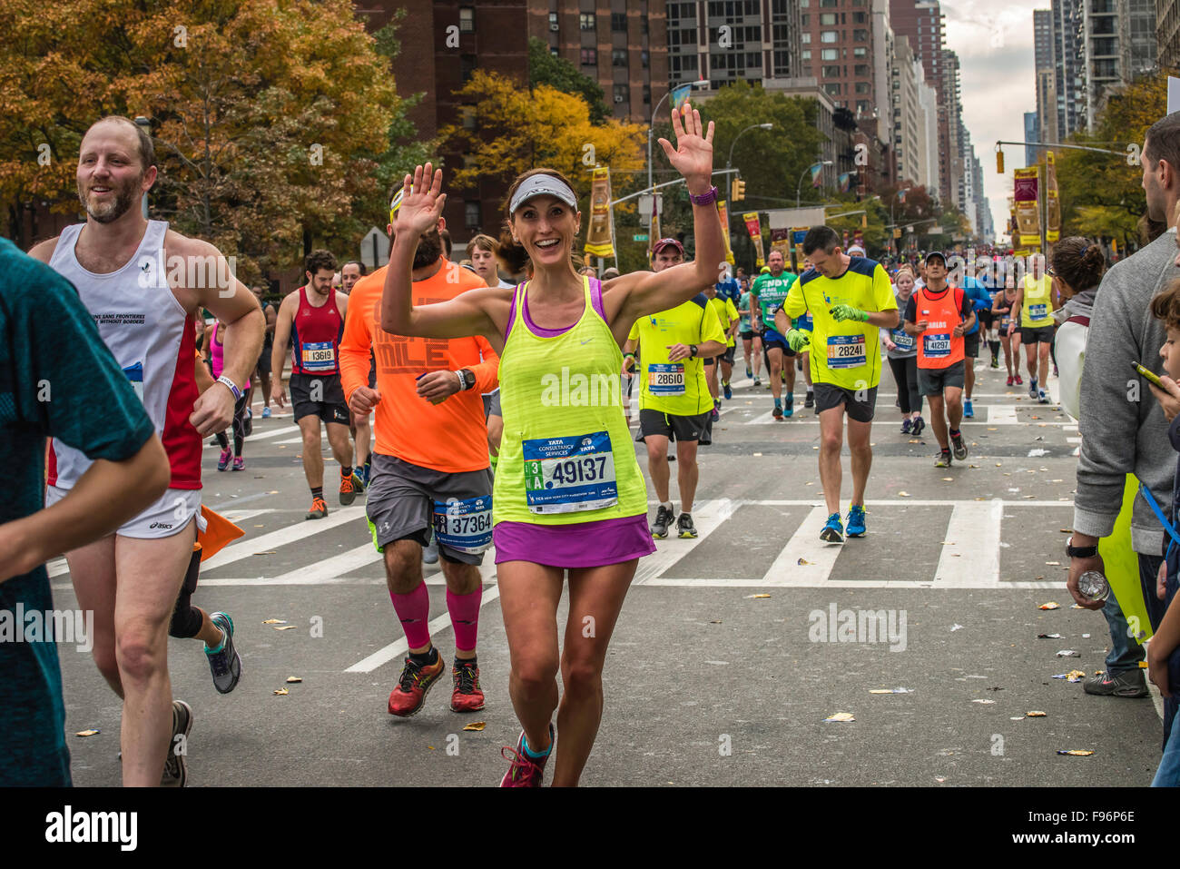 NYC MARATHON, Worlds' largest. Over 50,000 runners complete the event