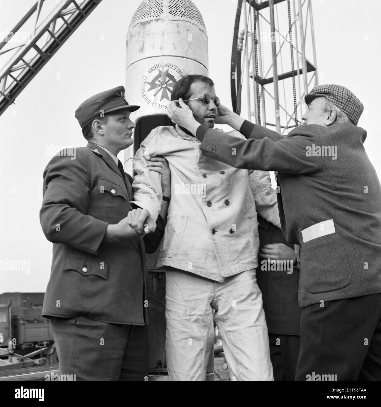 Das Wunder von Lengede, TV Film, Deutschland 1969, Regie: Rudolf Jugert. Szenenfoto Stock Photo