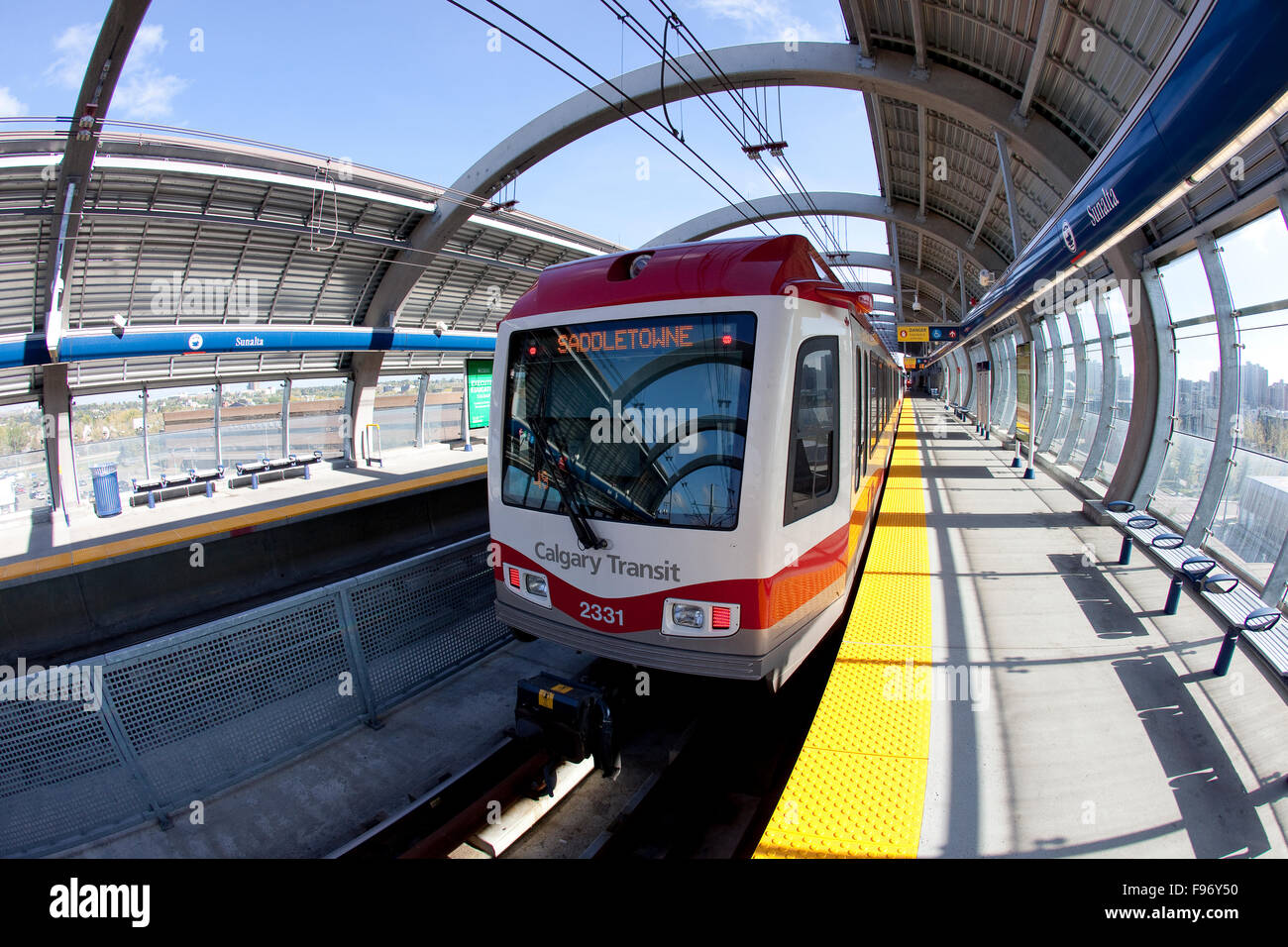 CTrain Station, Calgary, Alberta, Canada Stock Photo Alamy