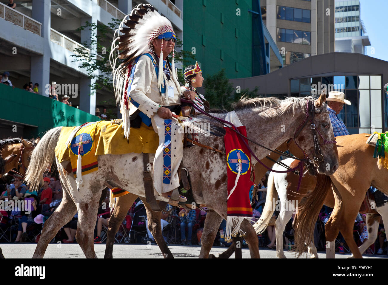 2015 Calgary Stampede Parade, Calgary, Alberta, Canada. Stock Photo