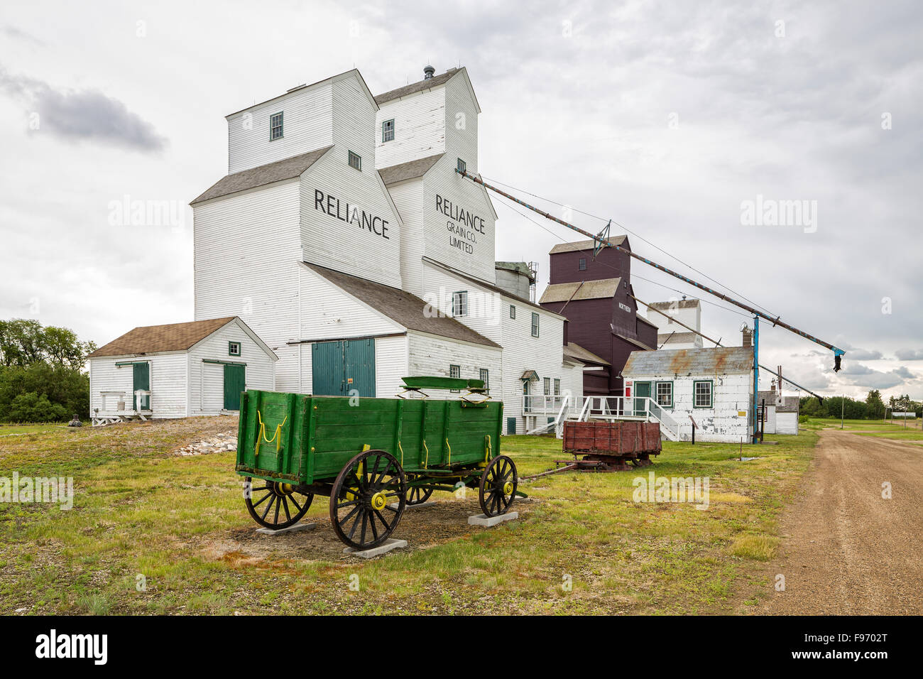 Inglis Grain Elevators National Historic Site, Inglis, Manitoba, Canada