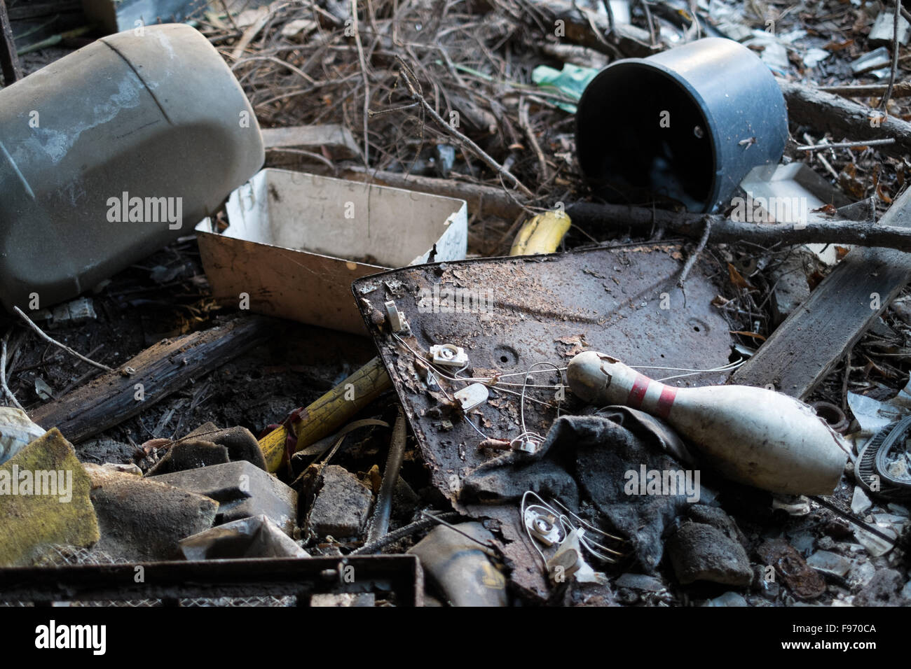 Abandoned And Uninviting Place With No People Stock Photo - Alamy