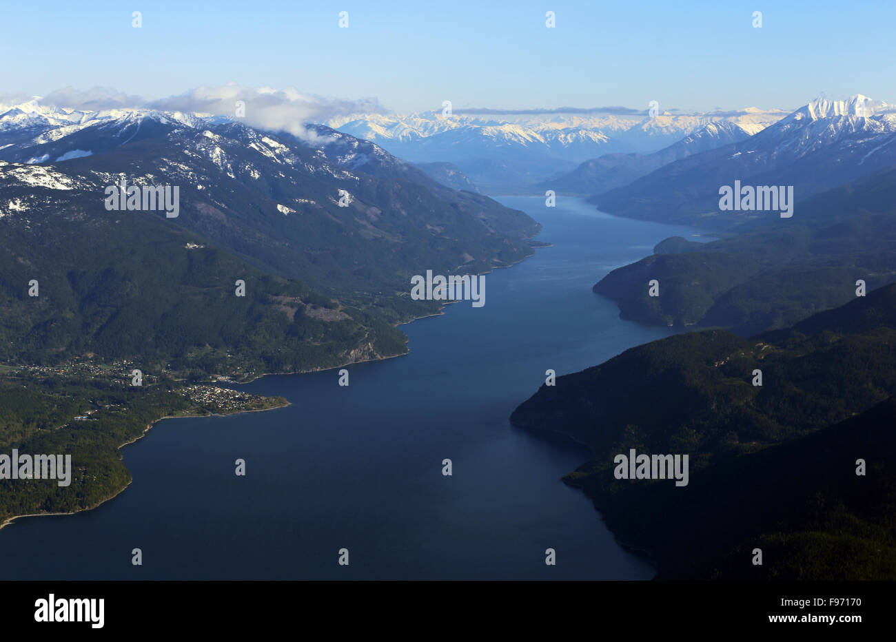 kaslo and kootenay lake, British Columbia, Canada Stock Photo Alamy