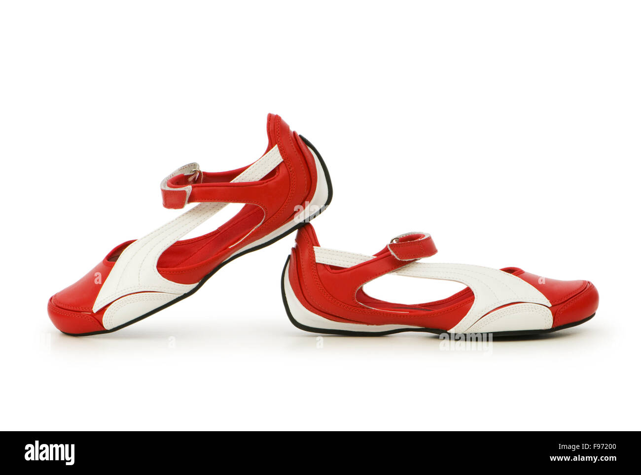 Sport shoes isolated on the white background Stock Photo - Alamy
