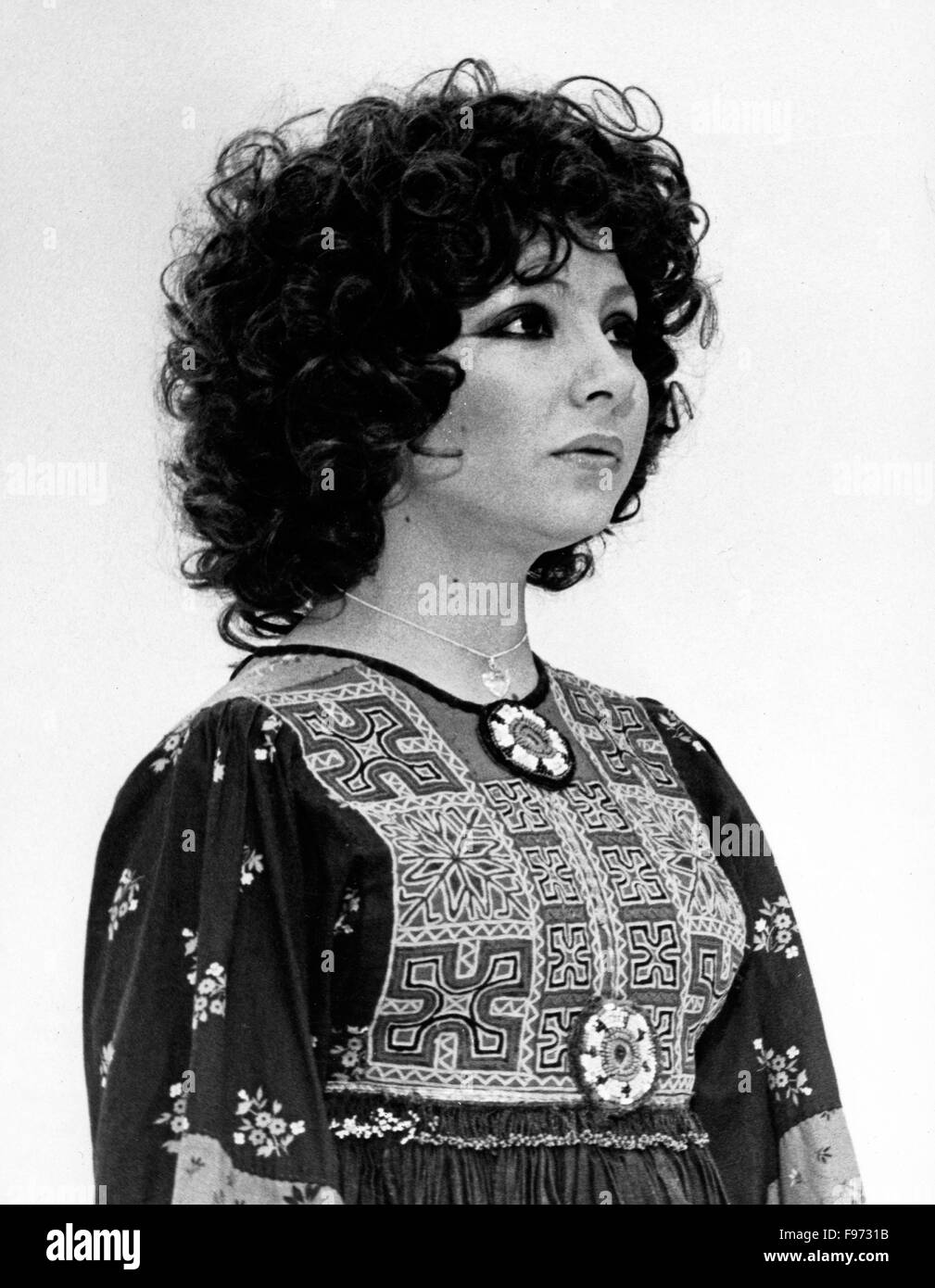 Israelische Sängerin Esther Ofarim, Deutschland 1960er Jahre. Israeli singer Esther Ofarim