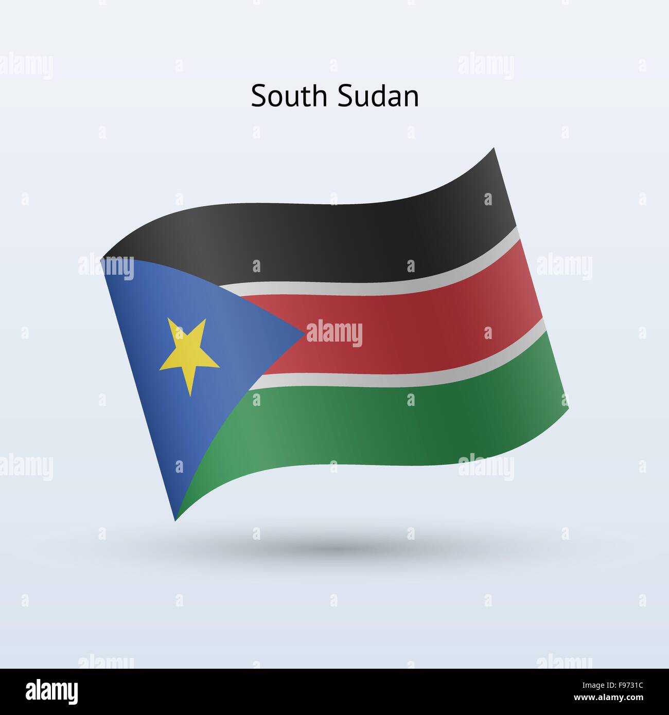 South sudan flag Stock Vector Images - Alamy