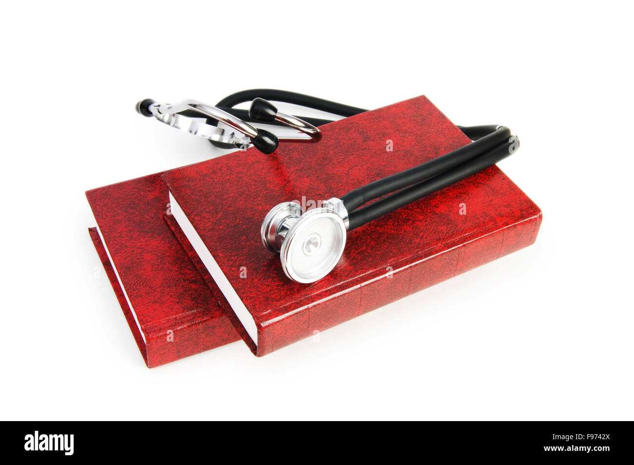 Concept of medical education with book and stethoscope Stock Photo - Alamy
