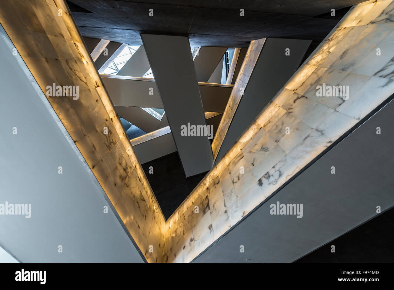 Albaster Ramp Alabaster ramps in the Canadian Musuem for Human Rights downtown ...