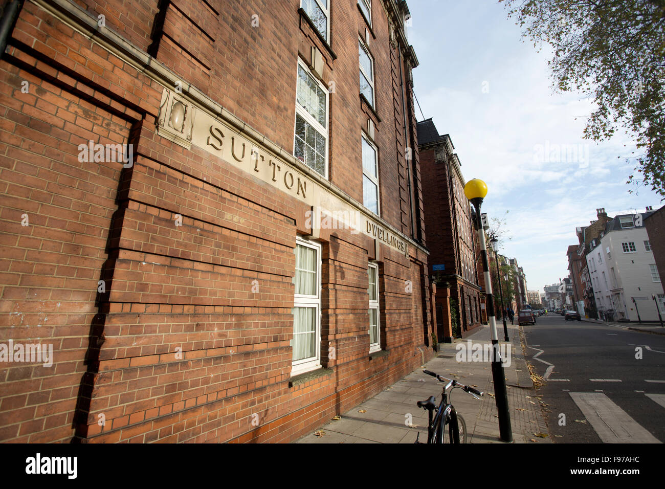 The Sutton Estate, Chelsea, London, established in 1913 for