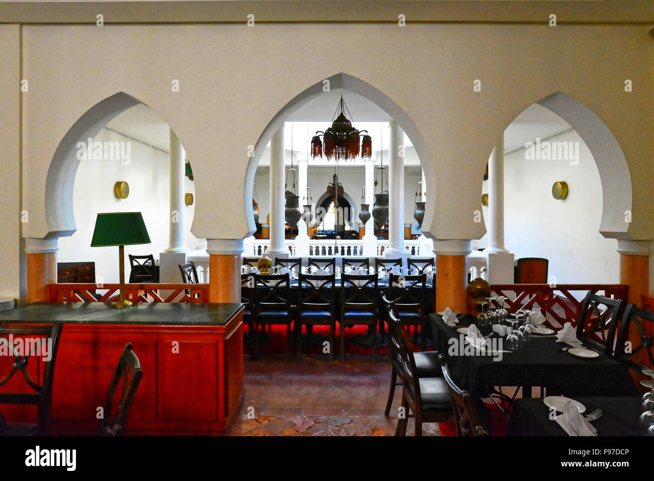Casablanca Morocco Rick's Cafe bar restaurant casino Stock Photo - Alamy