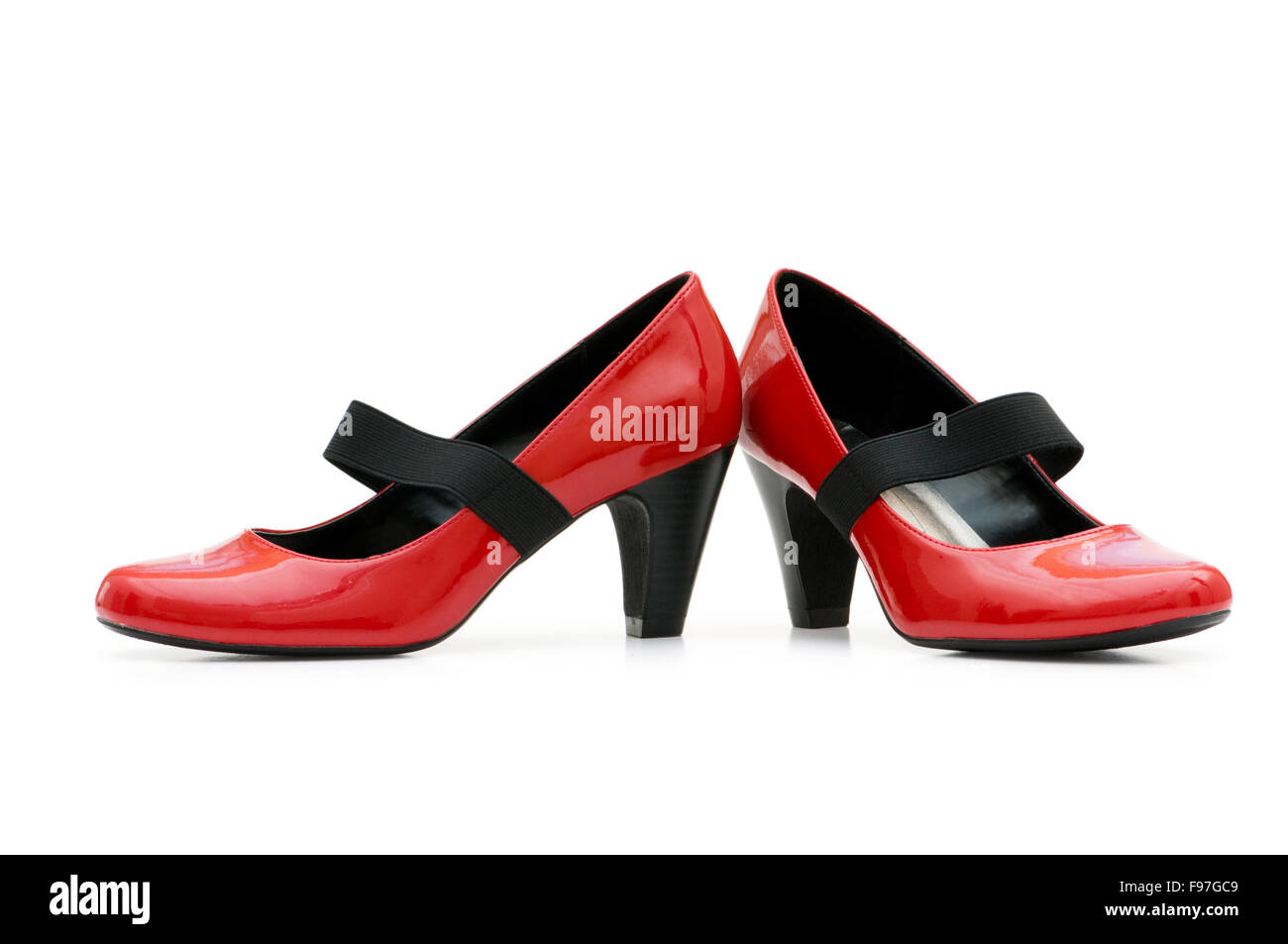 Woman shoes isolated on the white background Stock Photo - Alamy