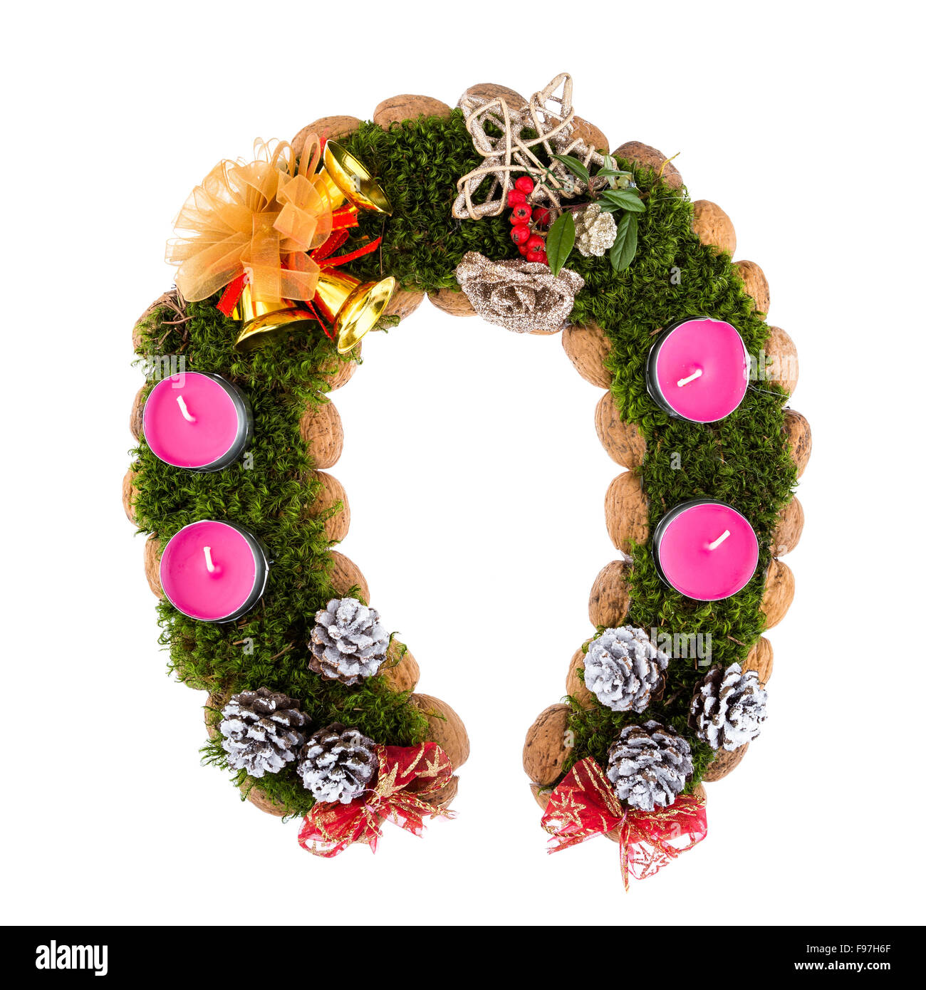 Advent wreath candles hi-res stock photography and images - Alamy