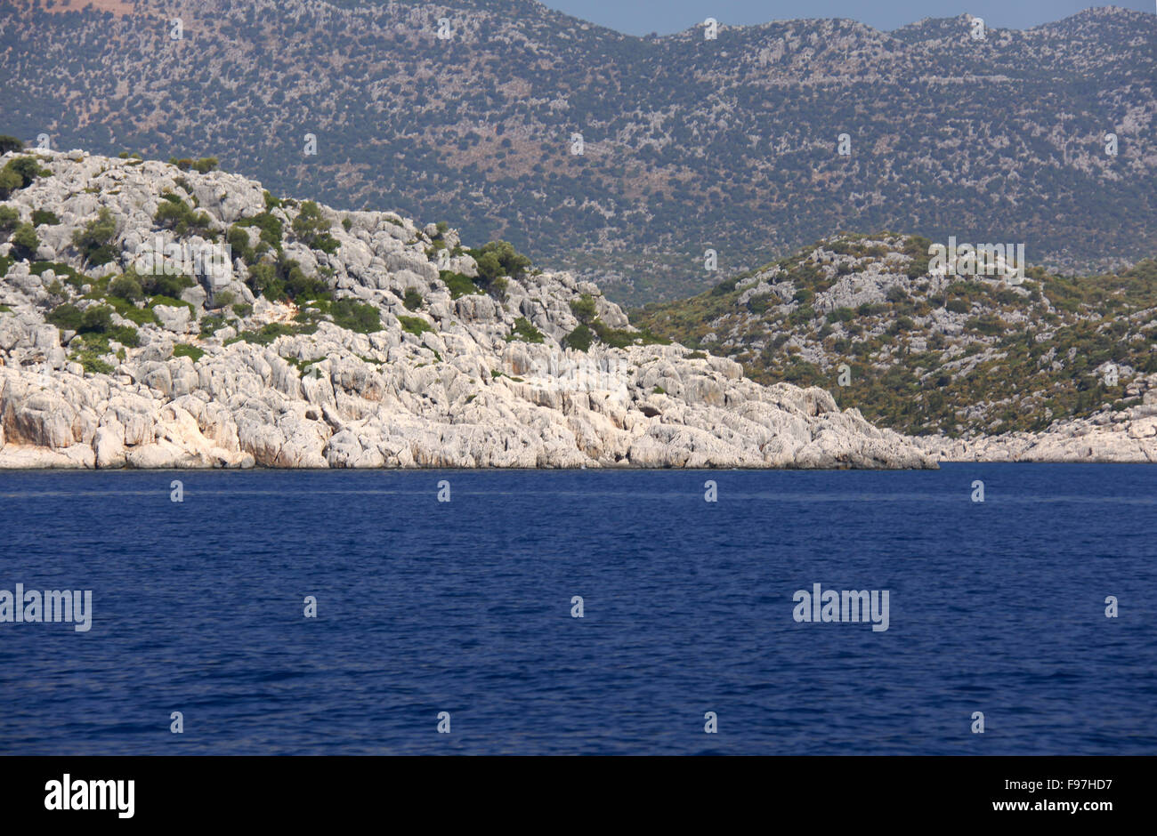 Sea Rocks Turkey Sea and Rocks inTurkey Stock Photo - Alamy