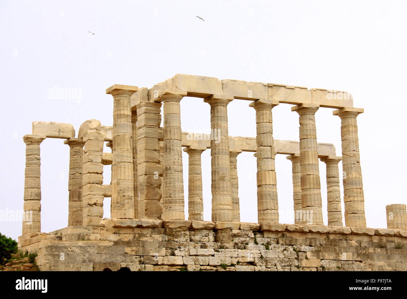 The Temple of Poseidon at Sounion Greece Stock Photo - Alamy