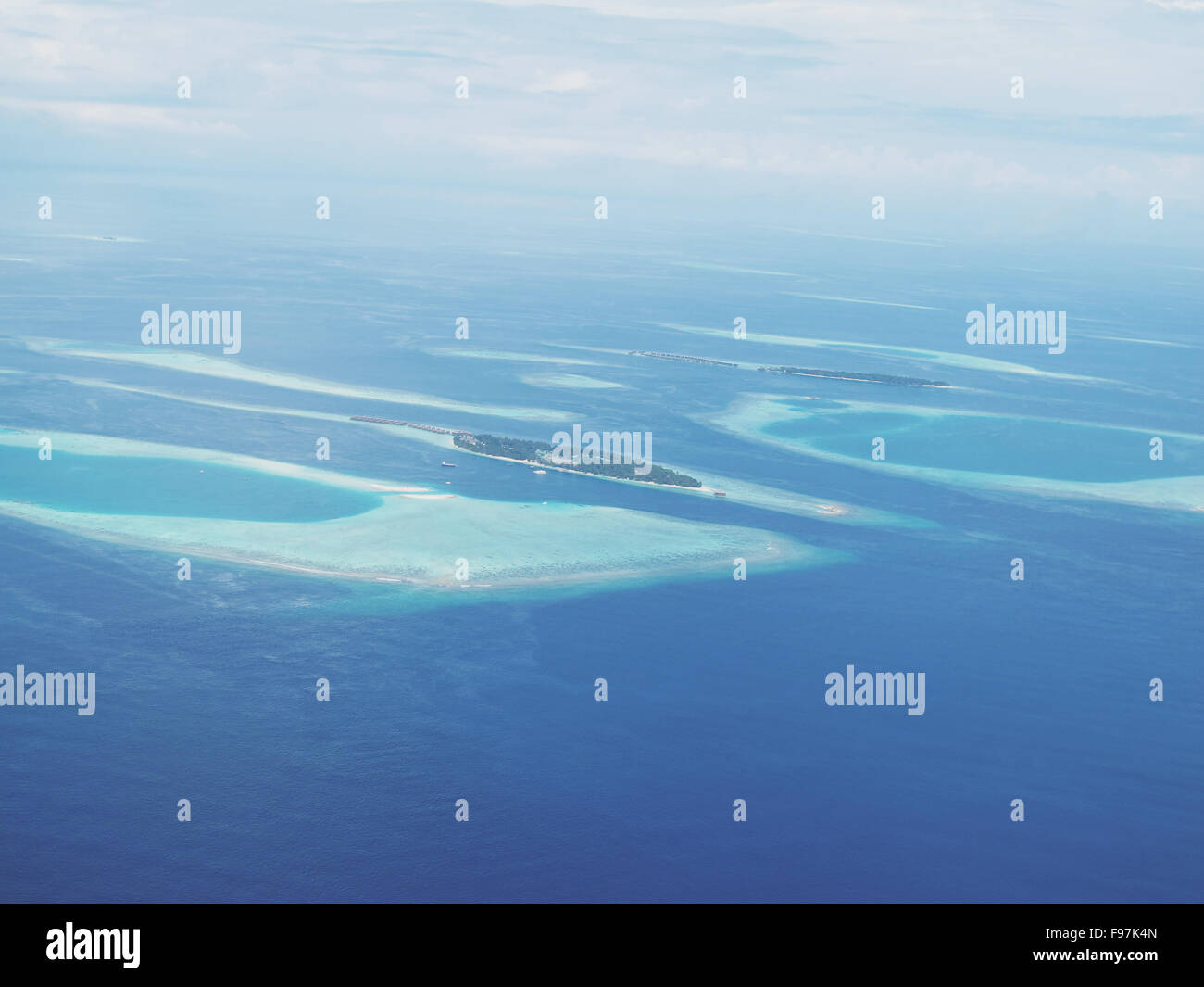 Aerial View Of Islands Stock Photo - Alamy