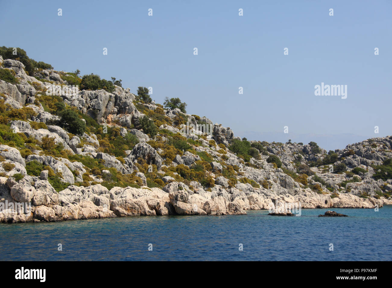 Sea Rocks Turkey Rock and sea in Turkey Stock Photo - Alamy