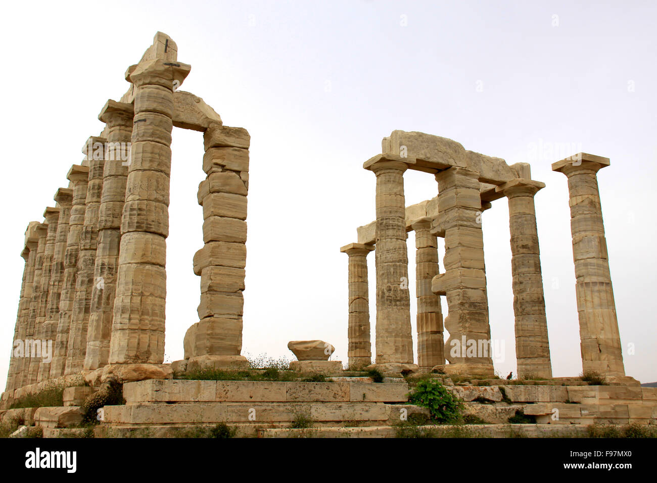 The Temple of Poseidon at Sounion Greece Stock Photo - Alamy