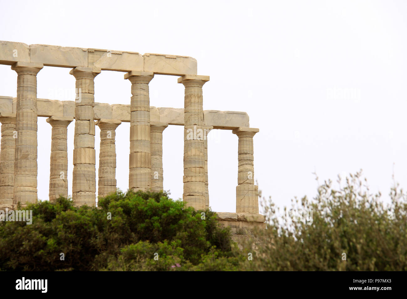 The Temple of Poseidon at Sounion Greece Stock Photo - Alamy
