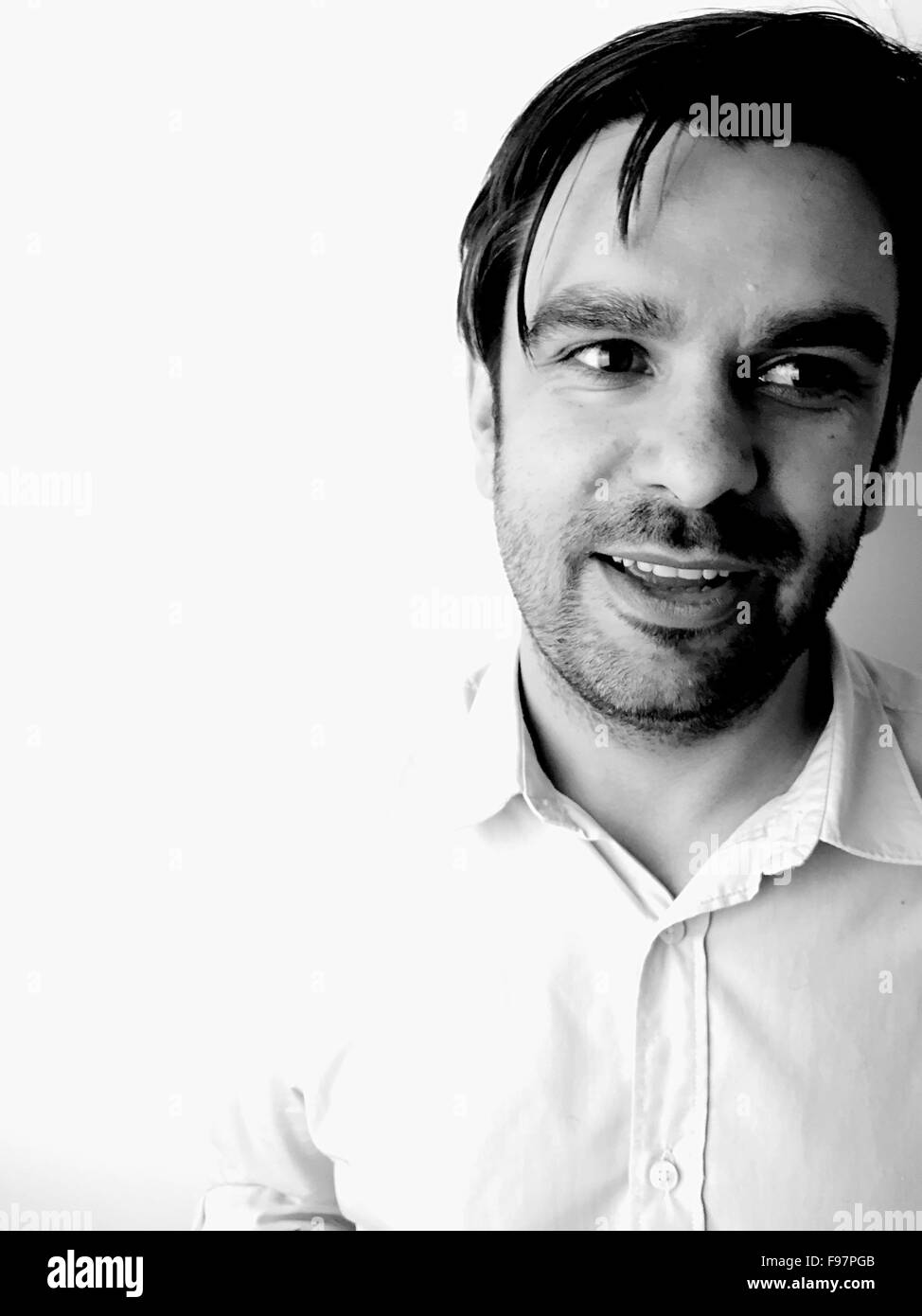 Standing indian man Black and White Stock Photos & Images - Alamy