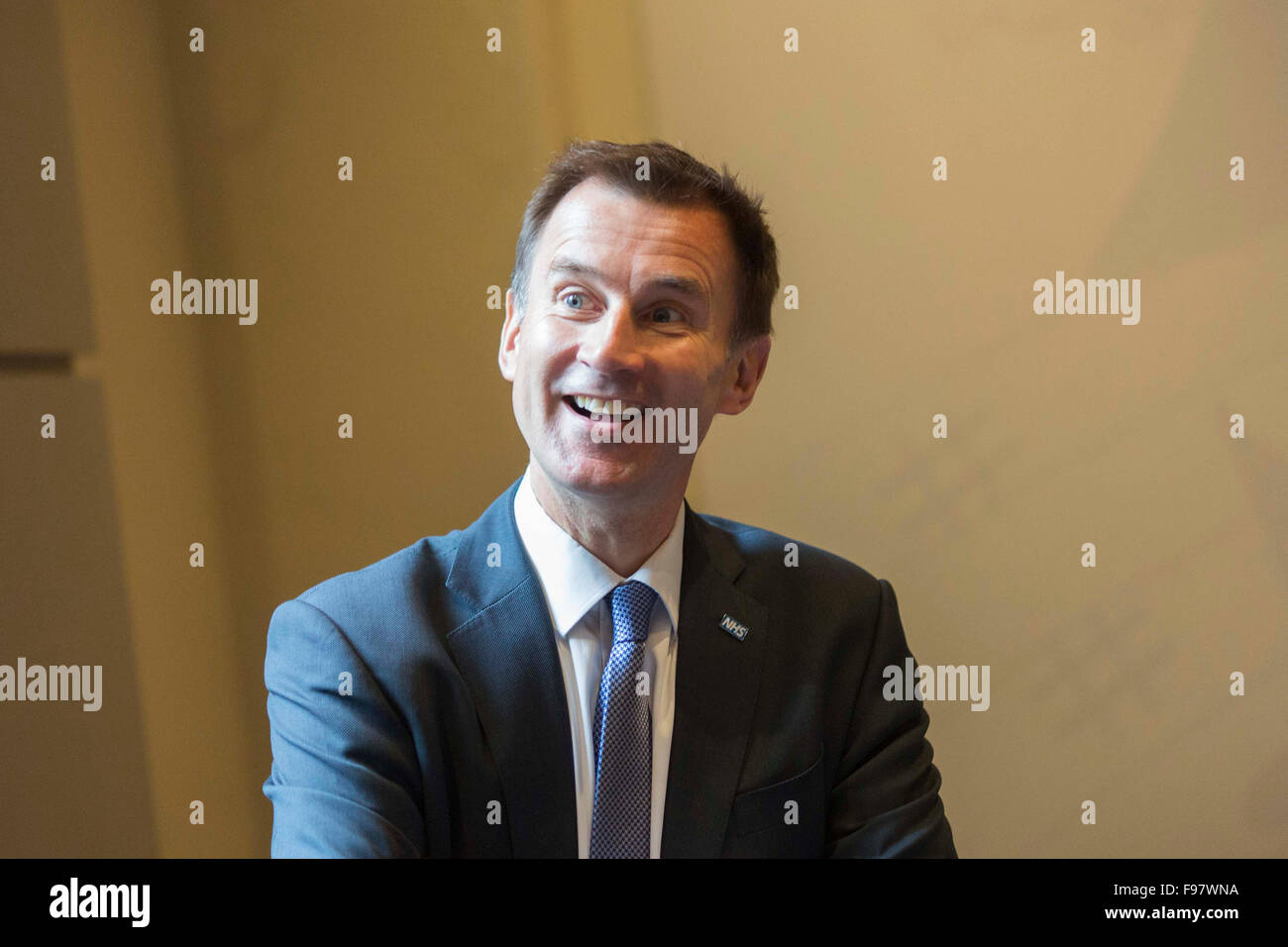 Jeremy Hunt MP at The Conservative Party Conference 2015 Stock Photo