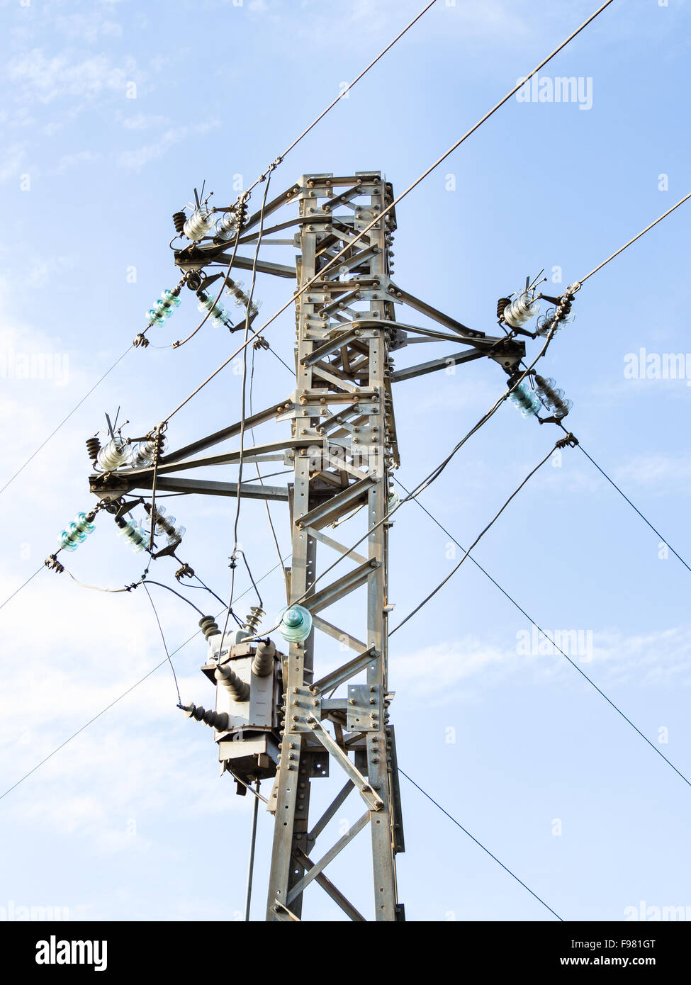 Particular a Pylon. particularly of the components of high voltage ...