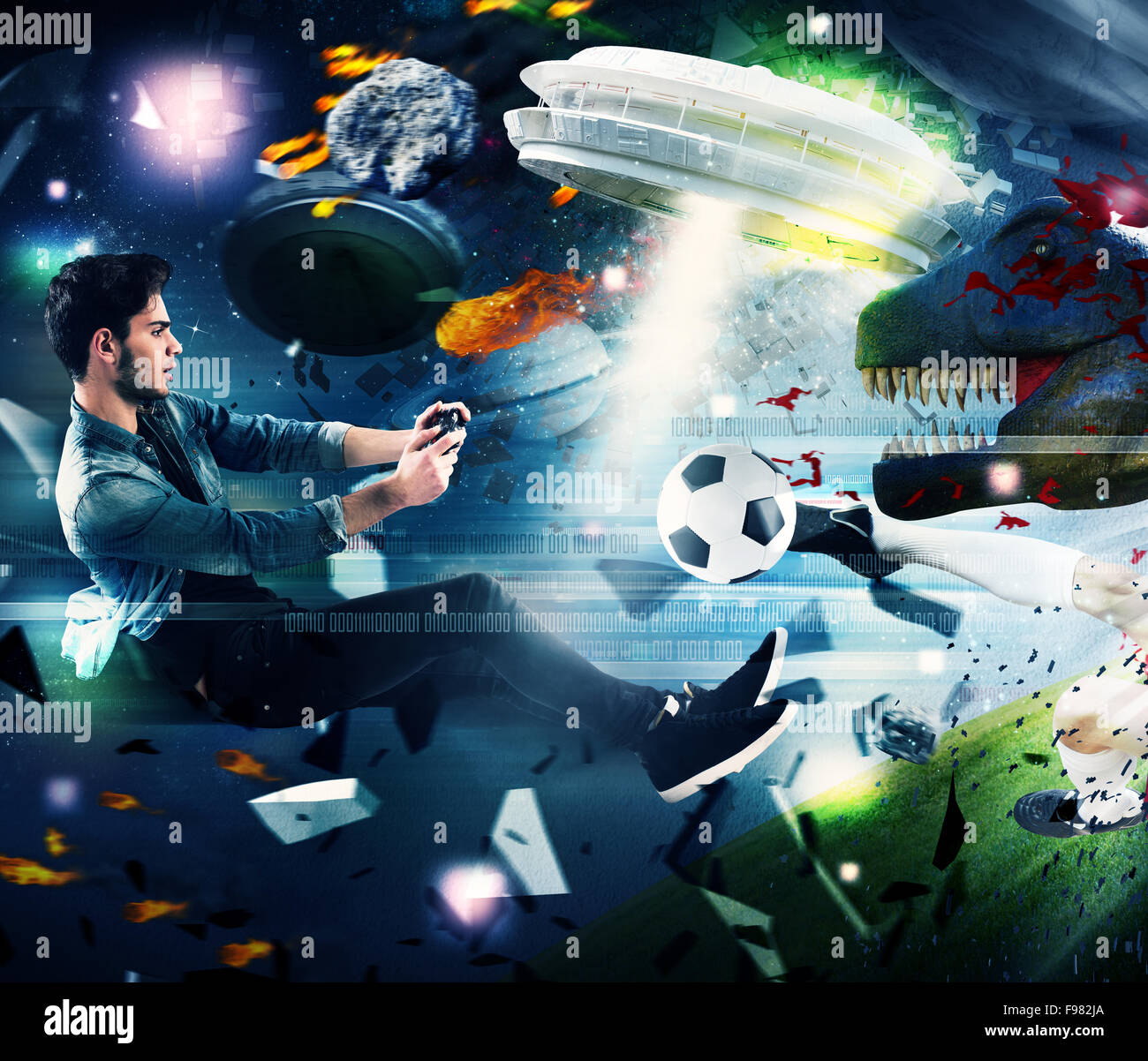 World of videogames Stock Photo Alamy