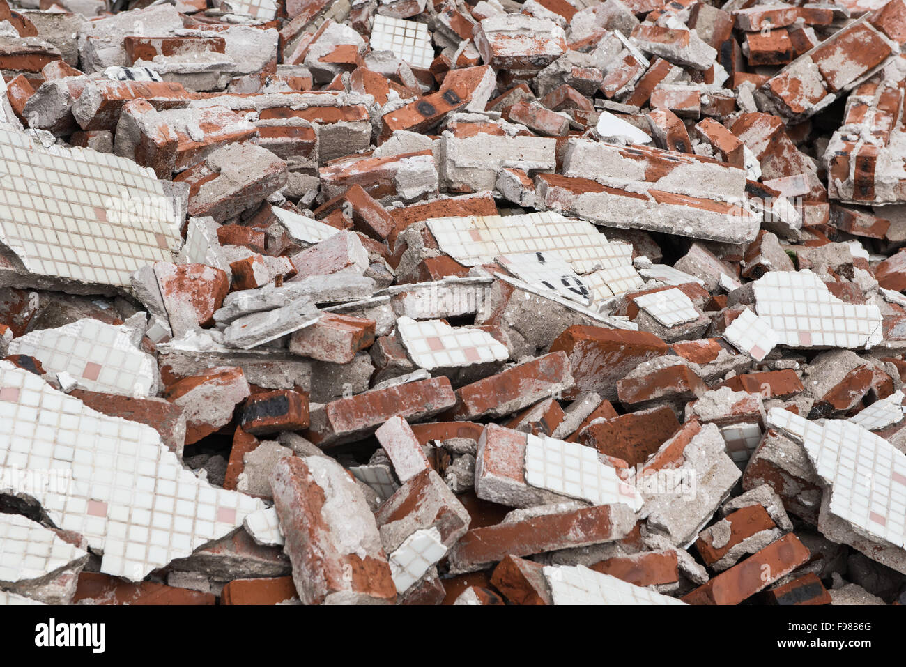 background of brick rubble debris Stock Photo Alamy