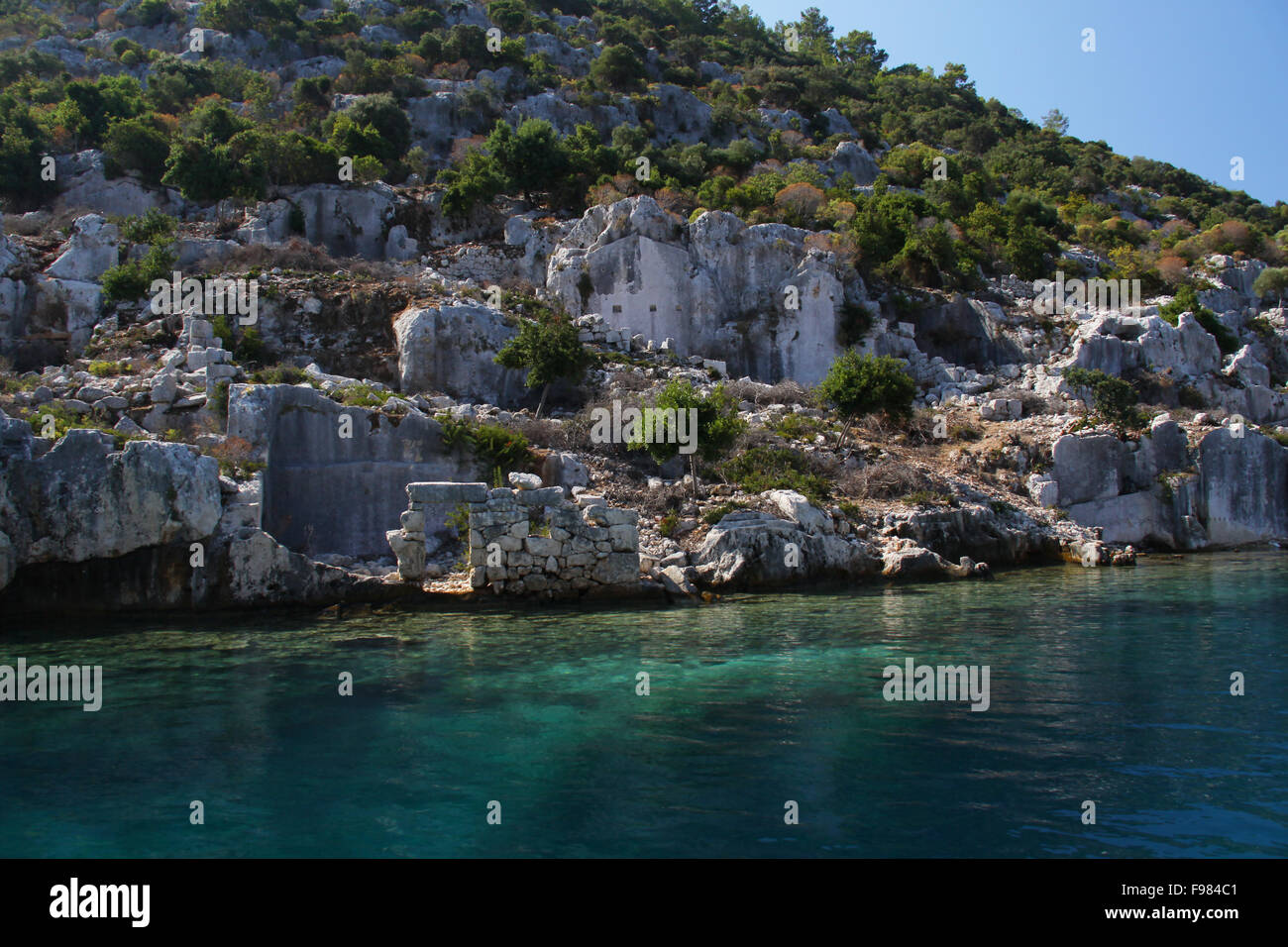 Sea Rocks Turkey Sea and Rocks inTurkey Stock Photo - Alamy