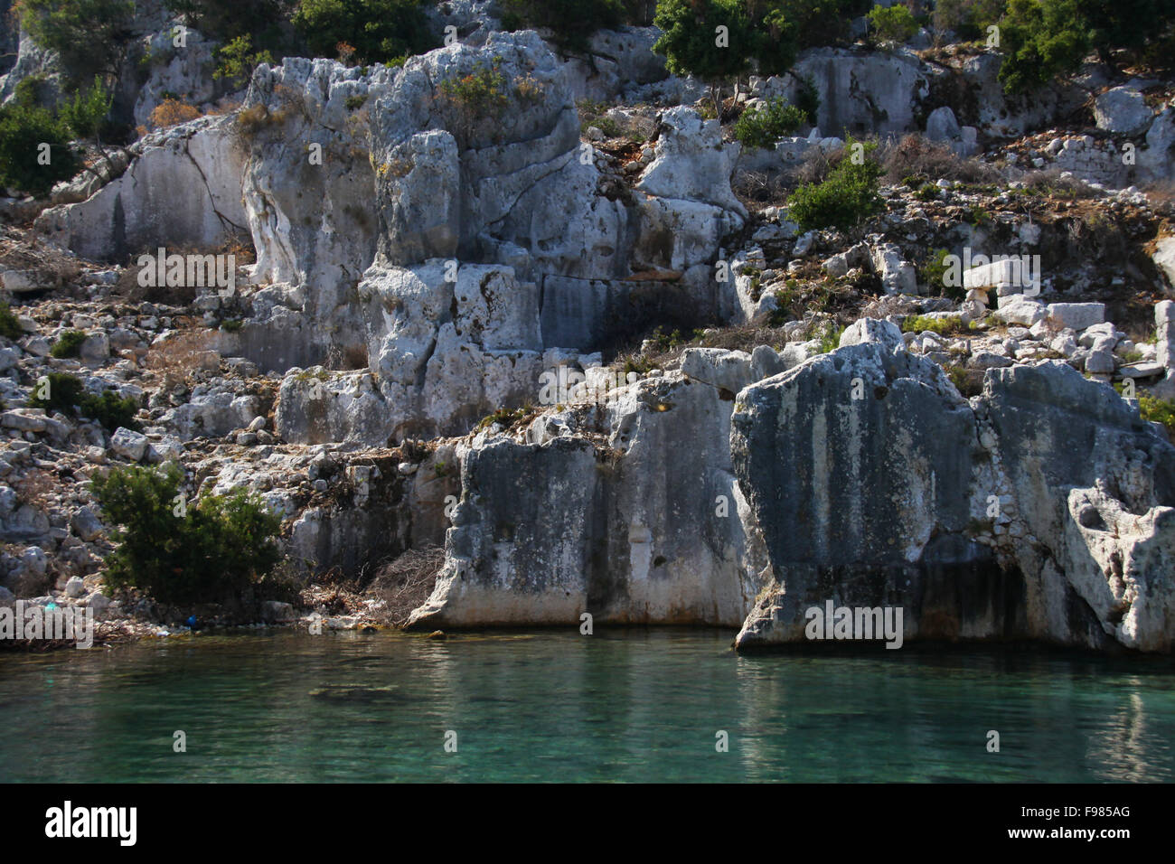 Sea Rocks Turkey Sea and Rocks inTurkey Stock Photo - Alamy