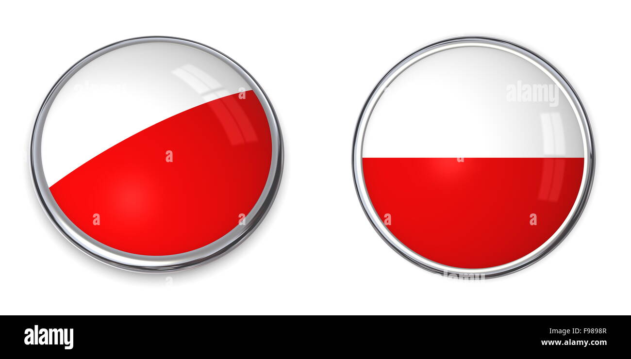 Banner Button Thuringia/Germany Stock Photo
