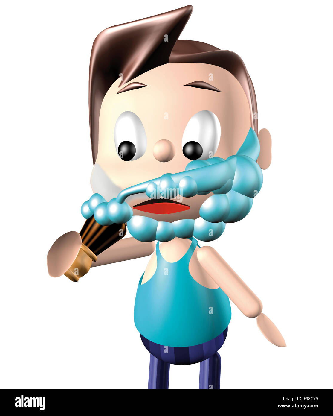 Men shaving cream Stock Photo Alamy