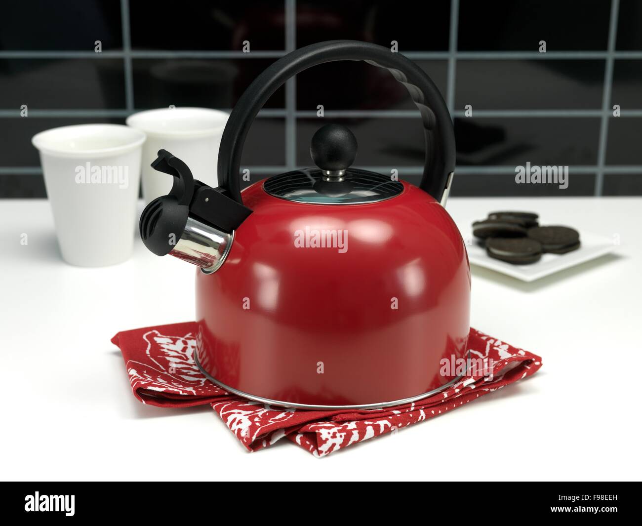 Stove Top Kettle Stock Photo Alamy