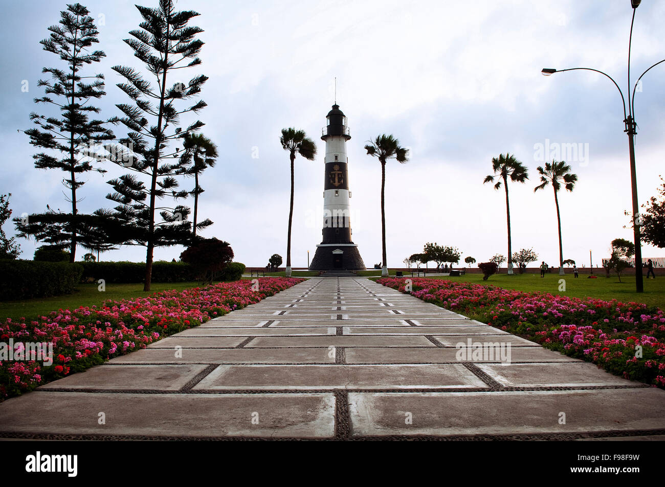 Lighthouse in Lima, Peru Stock Photo Alamy