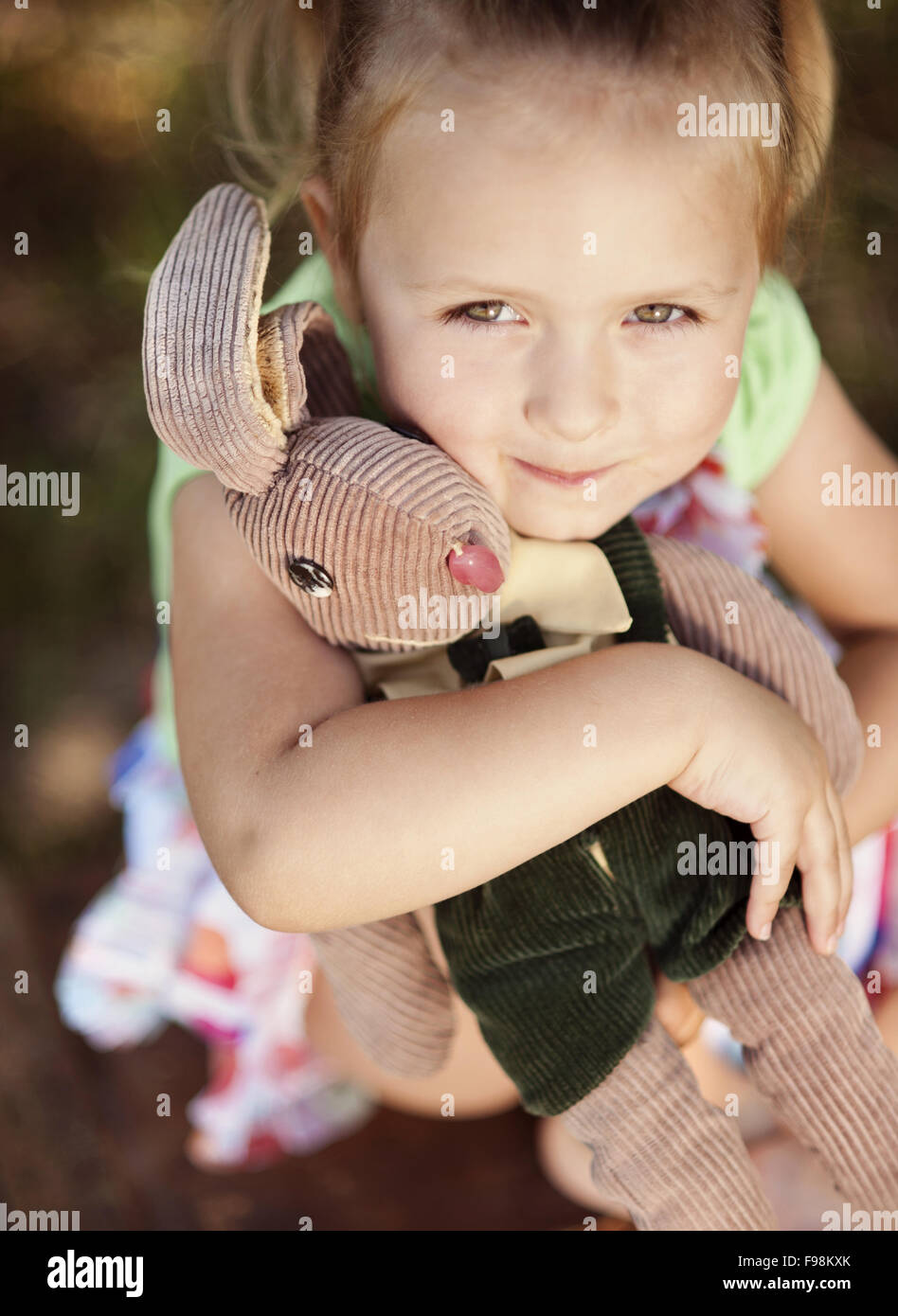 Little girl with her toy hires stock photography and images Alamy