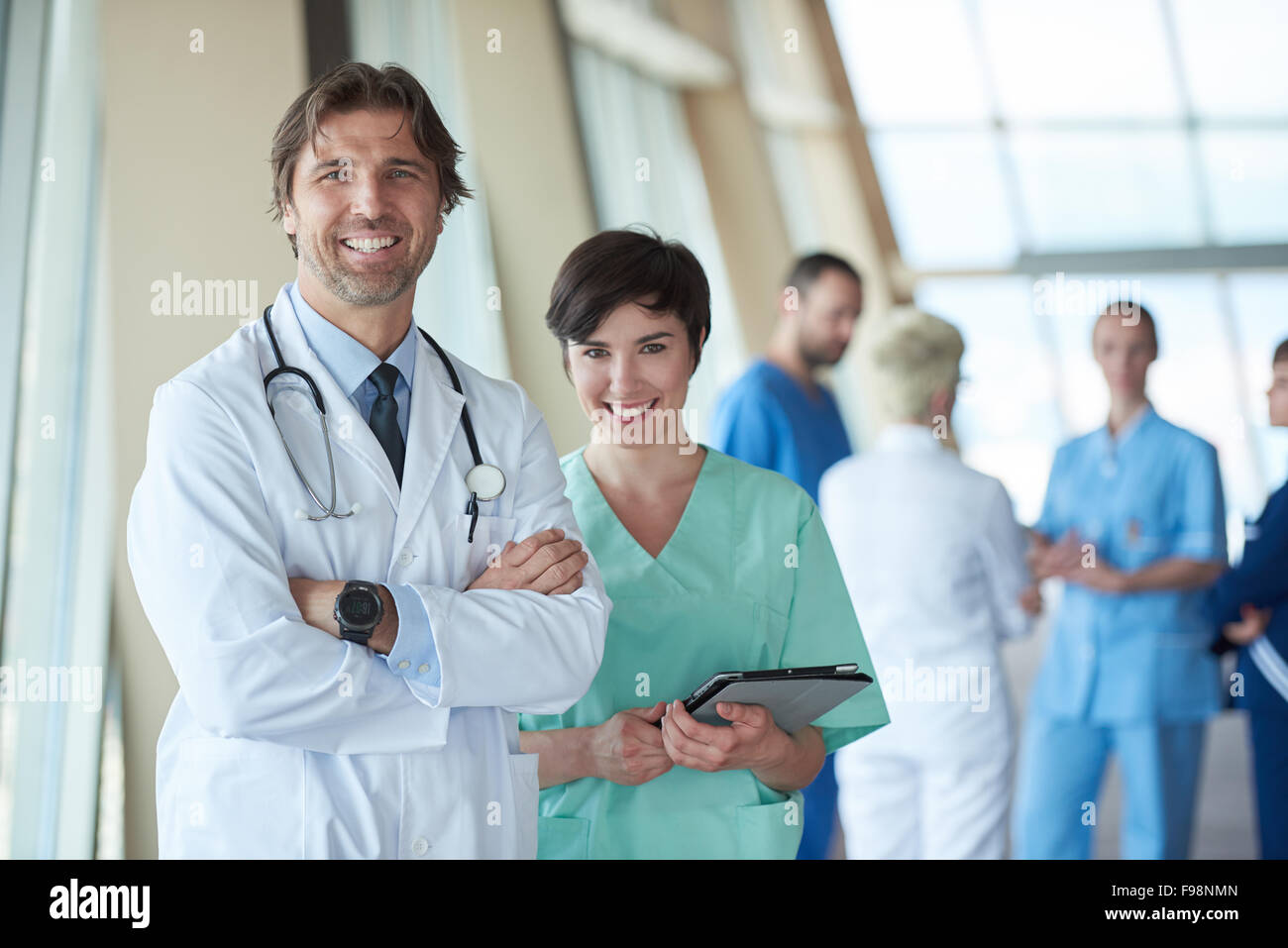 Group hospital medical staff hi-res stock photography and images - Alamy