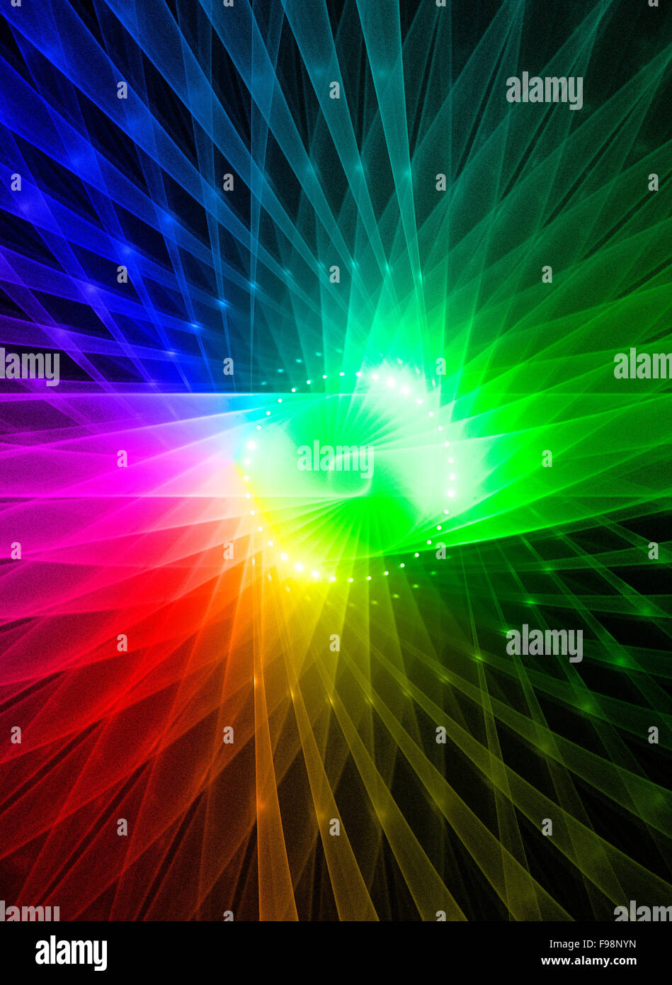 Abstract colorful waves and random circles, background Stock Photo - Alamy