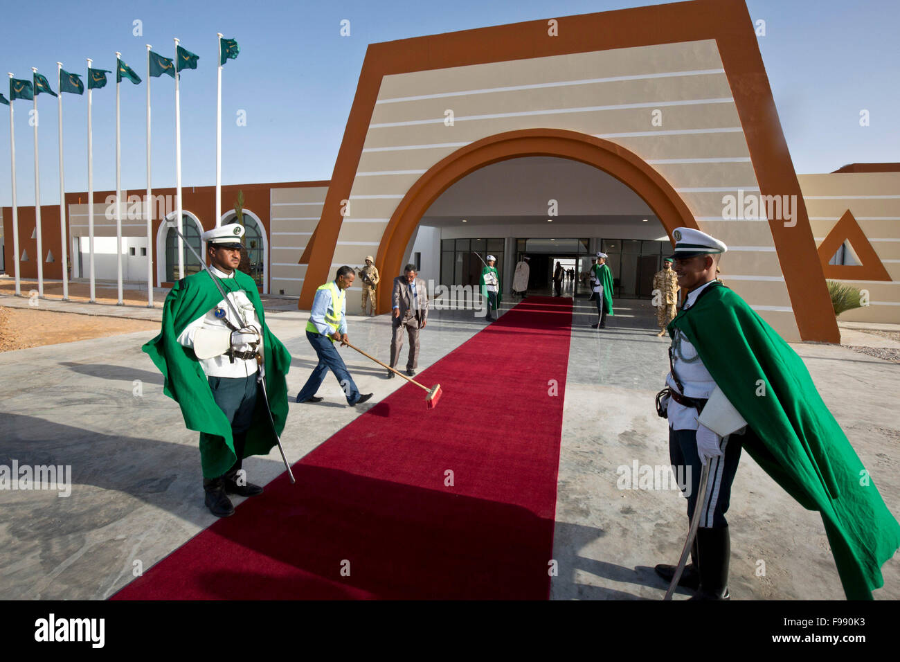 The new airport of Nouakchott-Oumtounsy will open in 2016, Mauritania Stock Photo