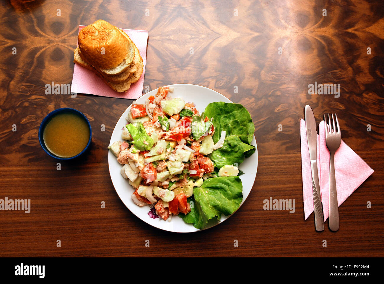 Dinner in restaurant Stock Photo Alamy