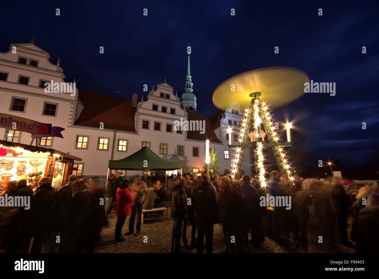 Doberlug-Kirchhain Weihnachtsmarkt - Doberlug-Kirchhain christmas market 02 Stock Photo