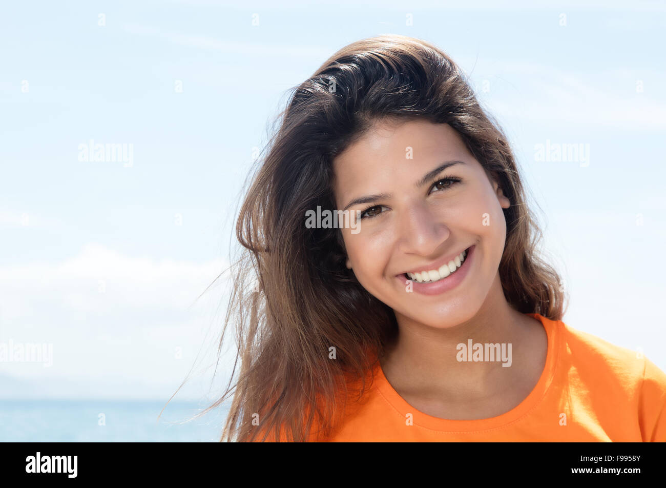 Happy caucasian woman hi-res stock photography and images - Alamy