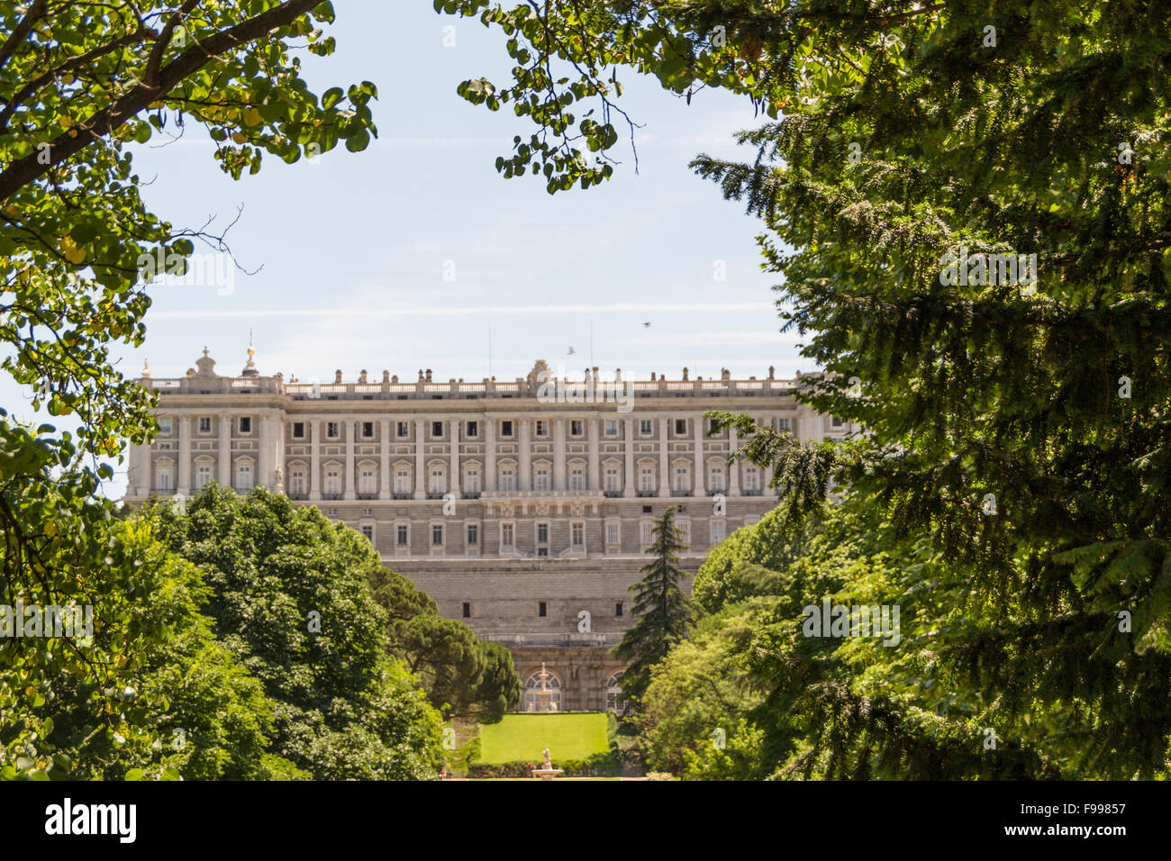 Royal Palace at Madrid Spain - architecture background Stock Photo - Alamy
