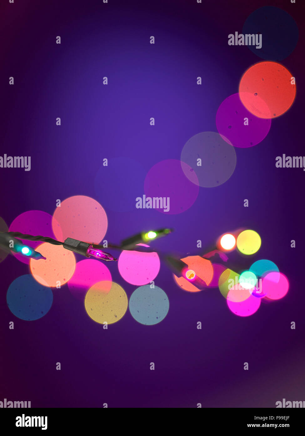 Colorful circles of light abstract background Stock Photo - Alamy